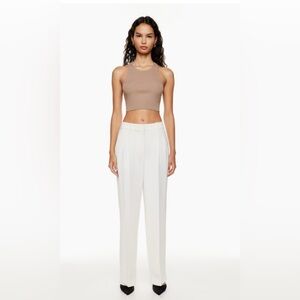 COPY - Aritzia effortless pants birch sz 0